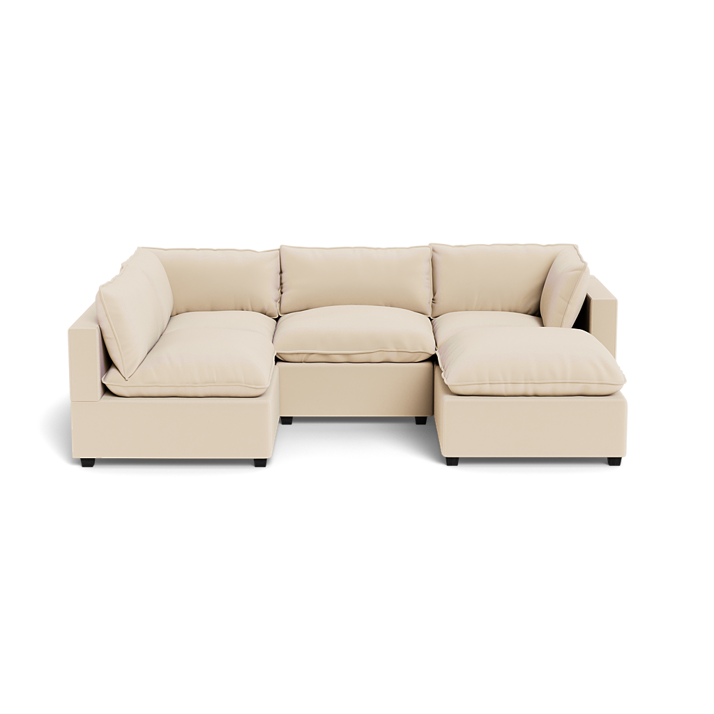 Kova Pillow Cushion L-Shape + Ottoman
