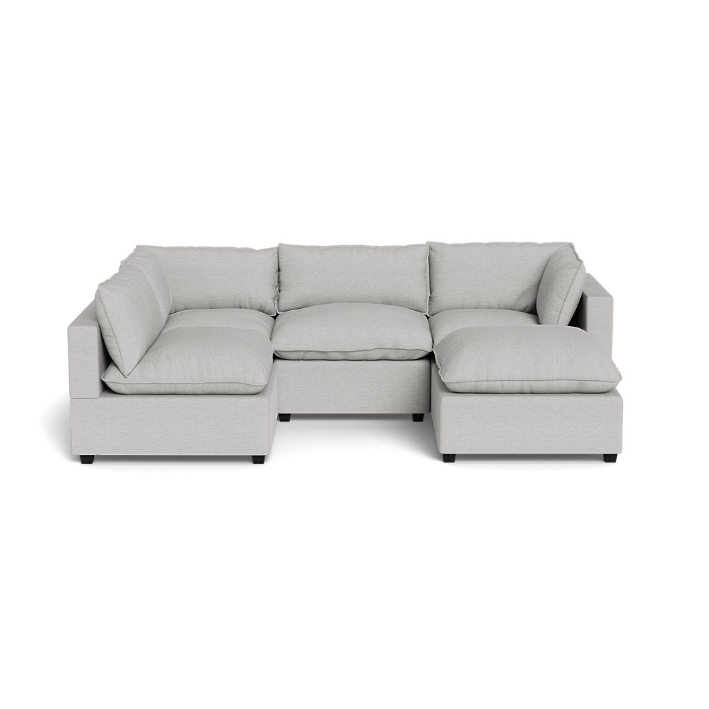 Kova Pillow Cushion L-Shape + Ottoman