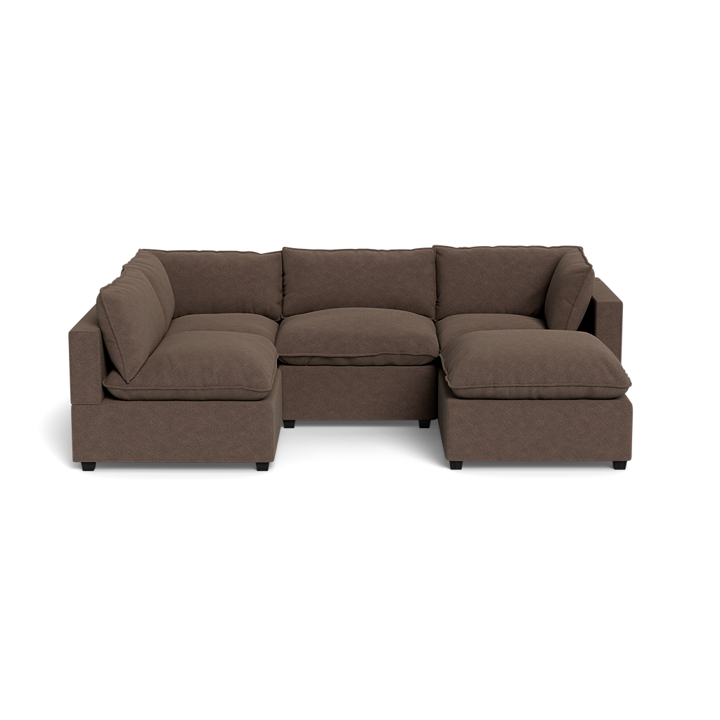 Kova Pillow Cushion L-Shape + Ottoman
