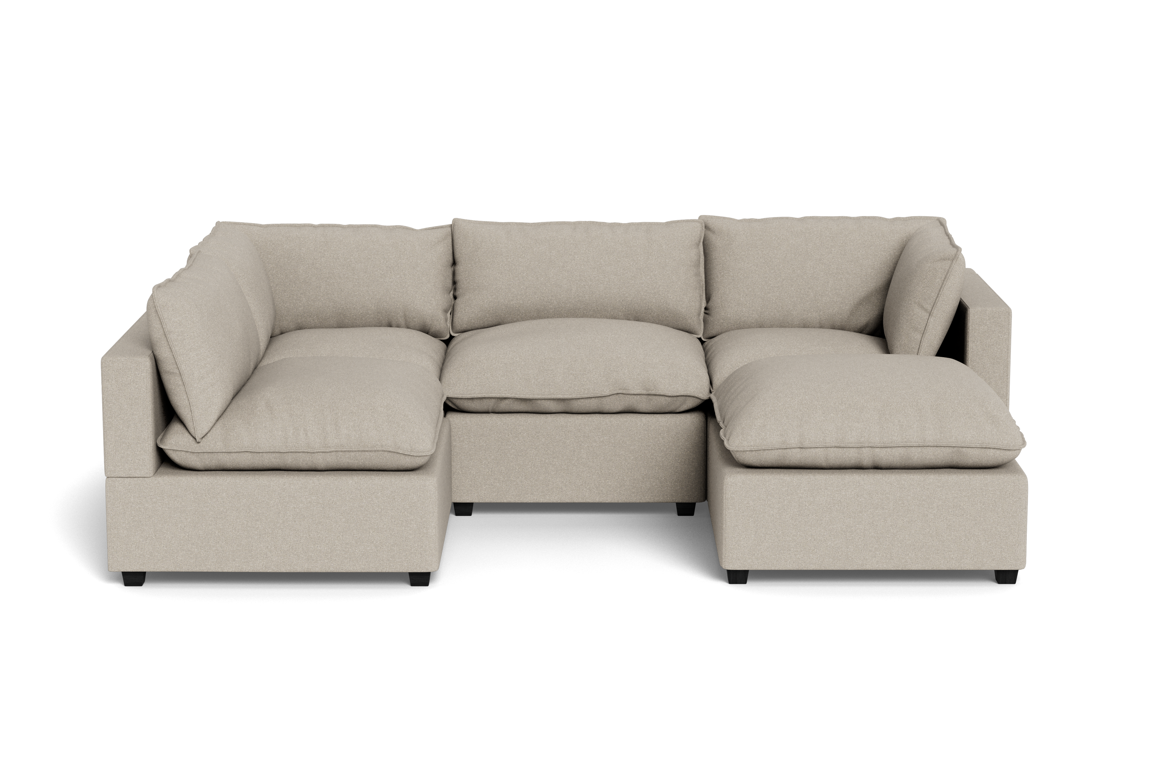 Kova Pillow Cushion L-Shape + Ottoman