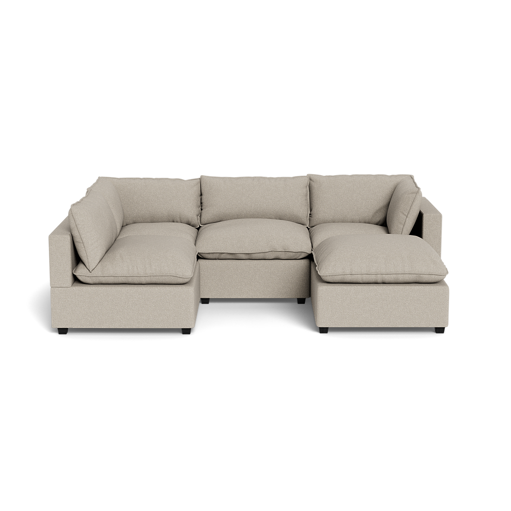 Kova Pillow Cushion L-Shape + Ottoman