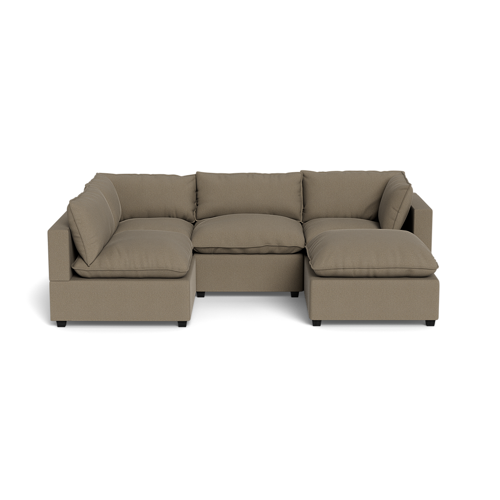 Kova Pillow Cushion L-Shape + Ottoman
