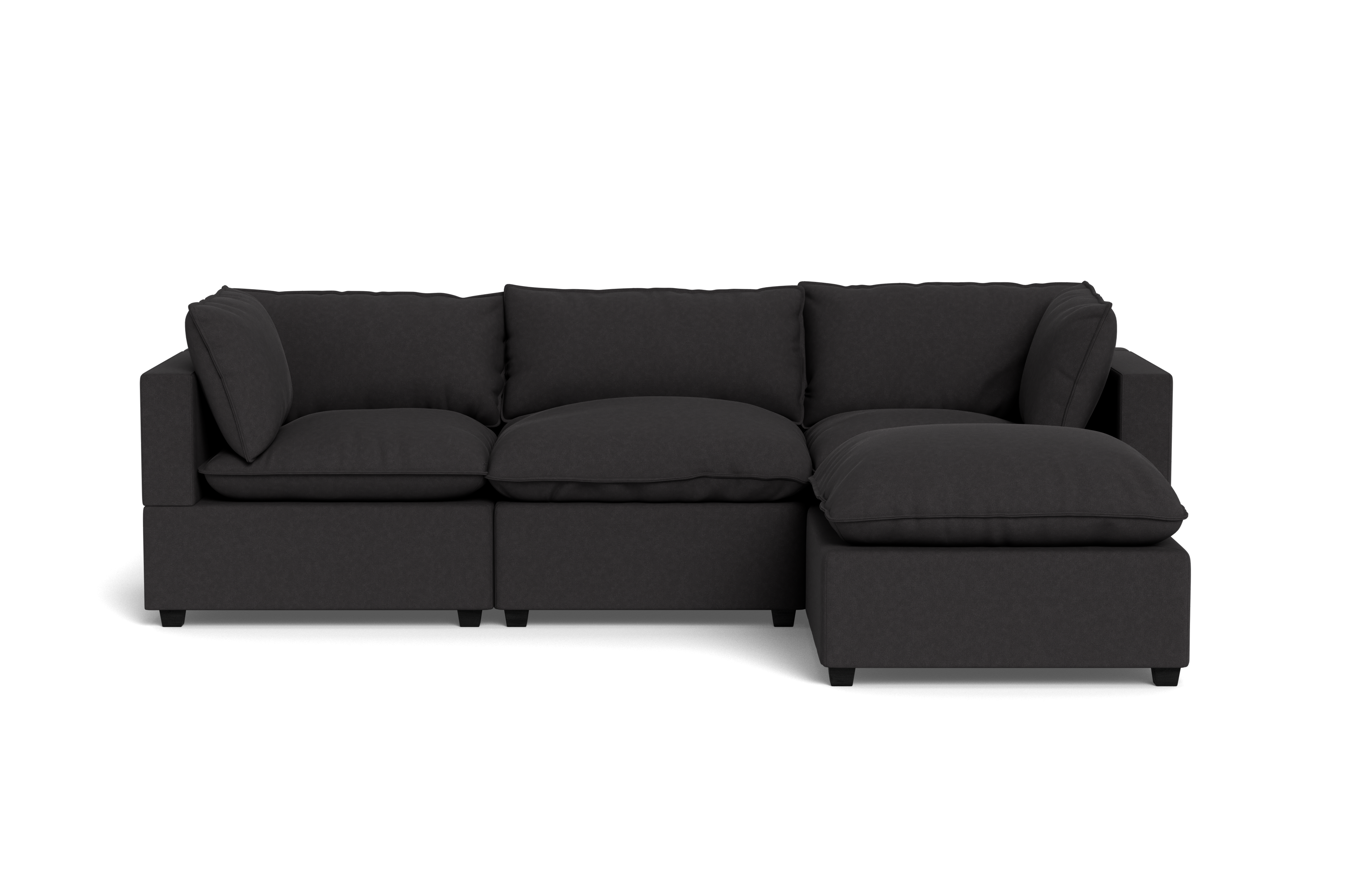 Kova Pillow Cushion Sofa 122" + Ottoman