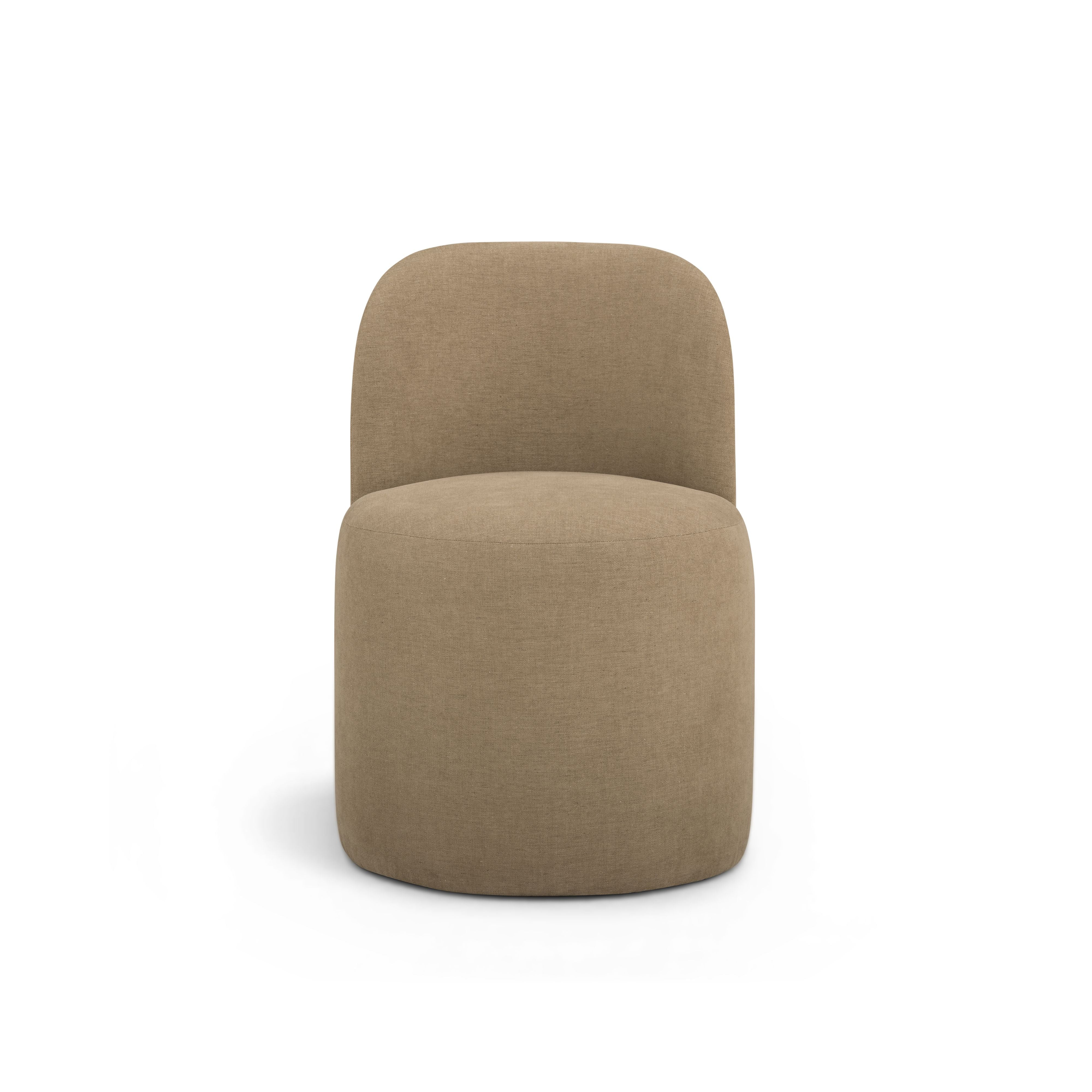 Persa Round Back Performance Chenille Dining Chair