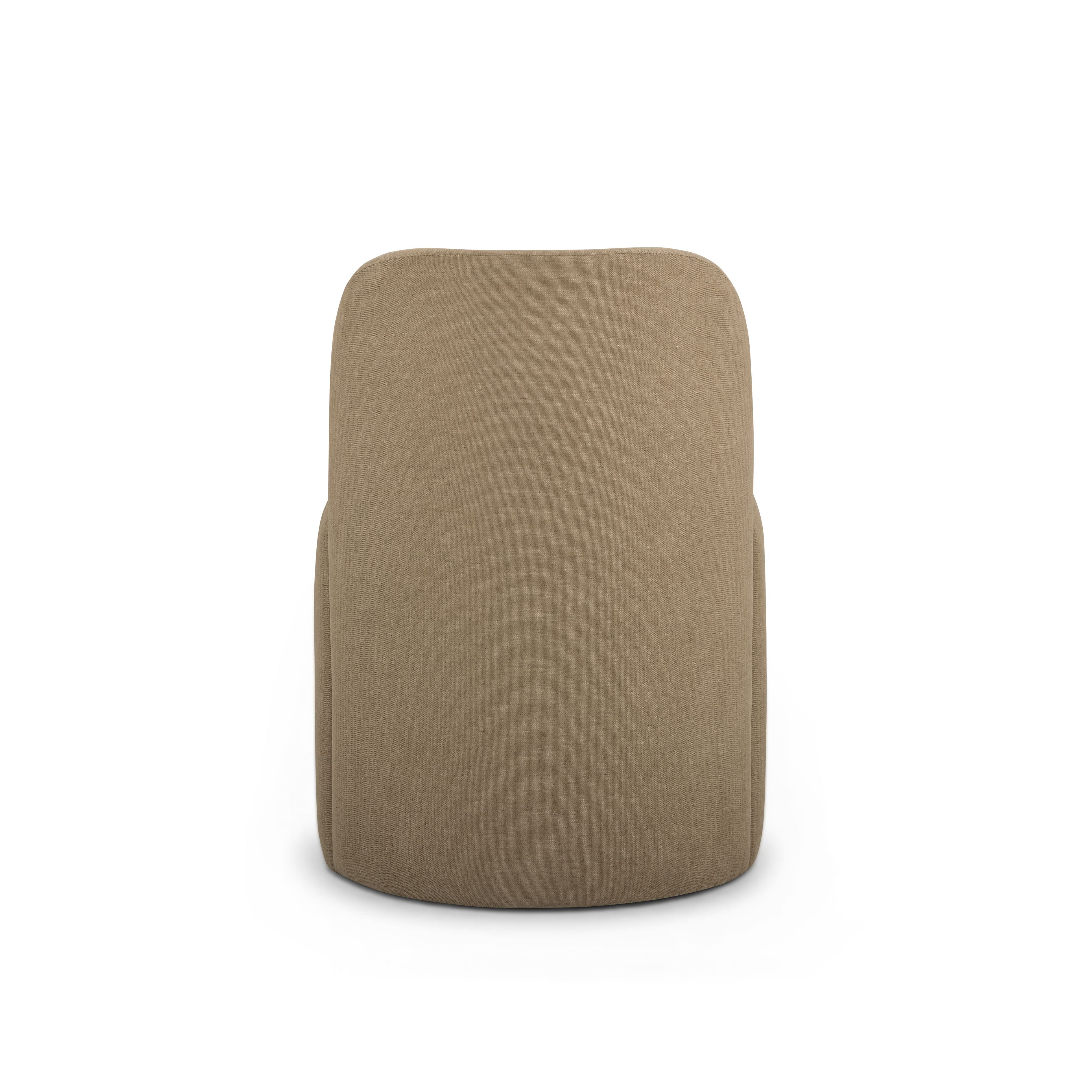 Persa Round Back Performance Chenille Dining Chair