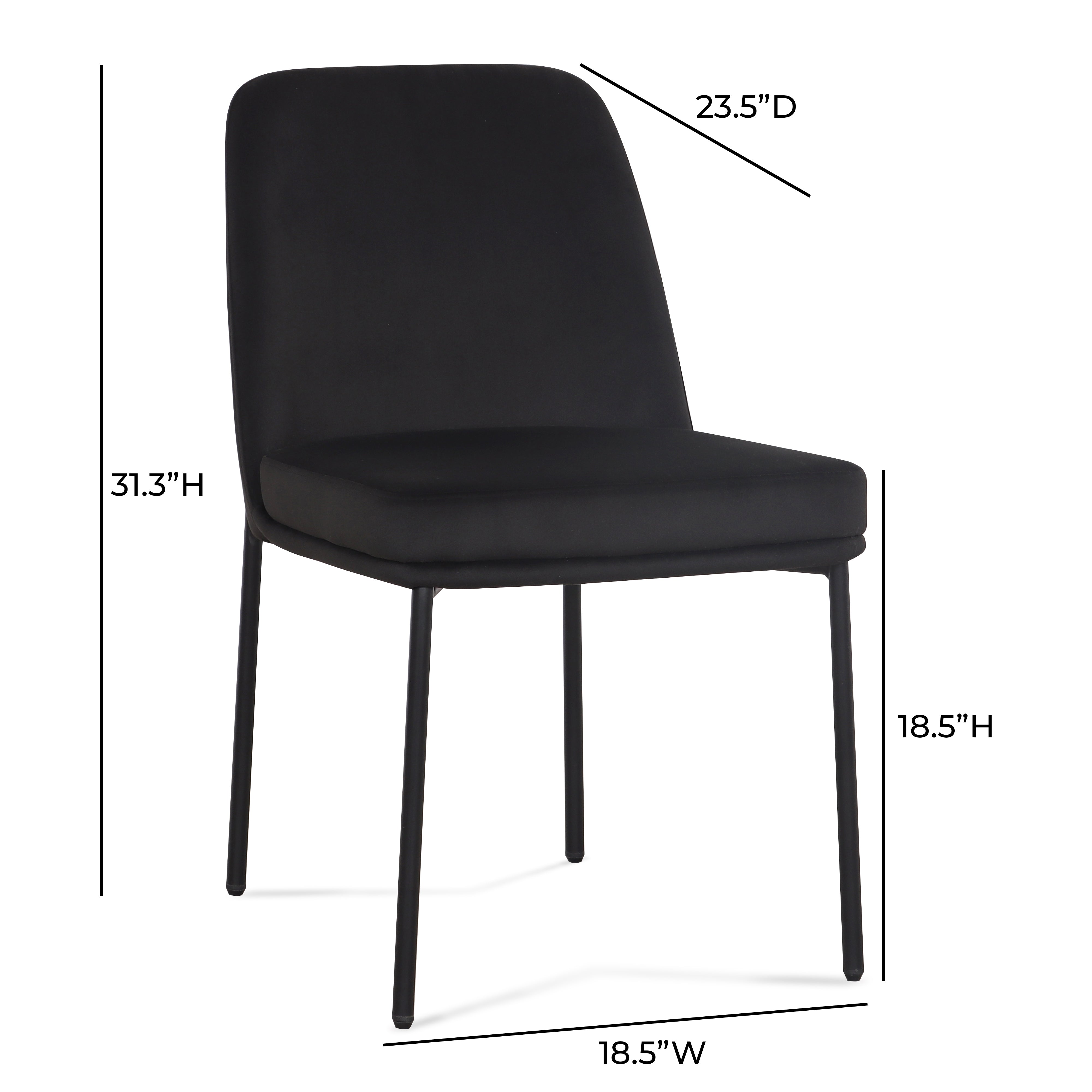 Sydney Performance Velvet Dining Chair - Set of 2